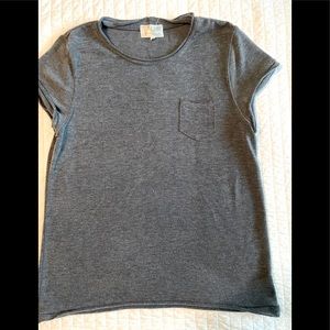 We My People Gray Yoga Athletic Top